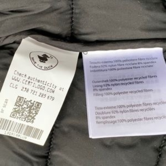 SAVE THE DUCK Dorothy Stretch Puffer Coat - Picture 12 of 14